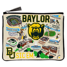 Load image into Gallery viewer, Baylor University Collegiate Zip Pouch Pouch catstudio 
