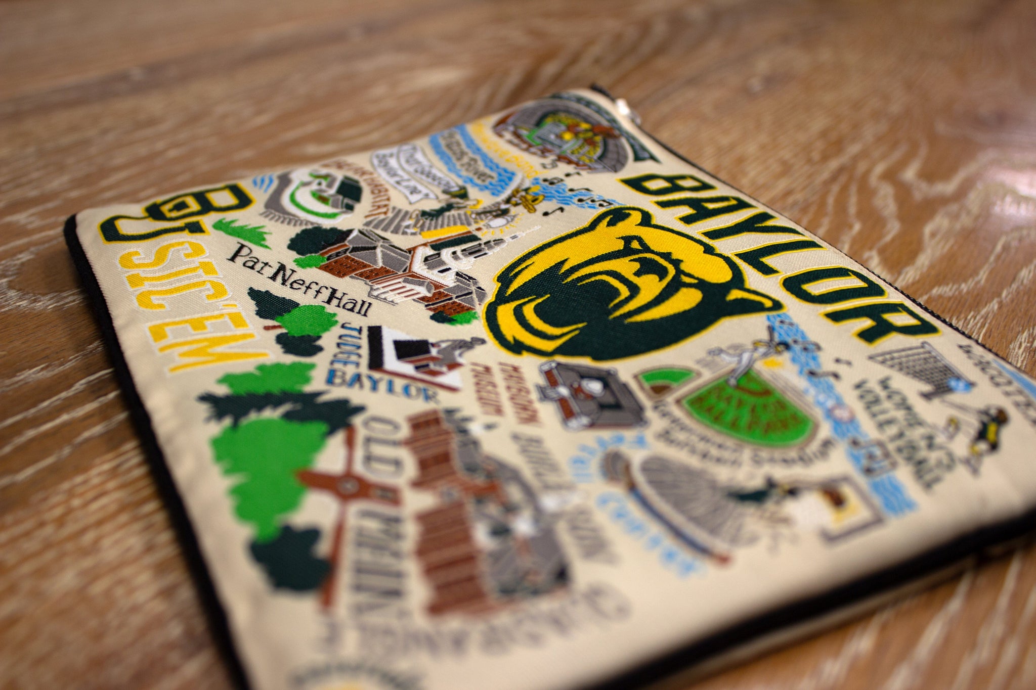 Baylor University Zip Pouch | Collegiate Collection by catstudio ...