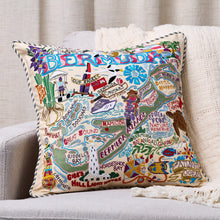 Load image into Gallery viewer, Bermuda Hand-Embroidered Pillow Pillow catstudio 
