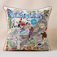 Load image into Gallery viewer, Bermuda Hand-Embroidered Pillow Pillow catstudio 
