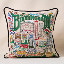 Load image into Gallery viewer, Birmingham Hand-Embroidered Pillow Pillow catstudio 
