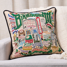 Load image into Gallery viewer, Birmingham Hand-Embroidered Pillow Pillow catstudio 
