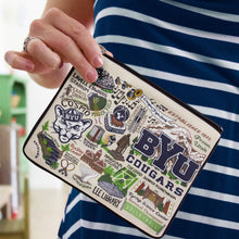 Load image into Gallery viewer, Brigham Young University (BYU) Collegiate Zip Pouch Pouch catstudio
