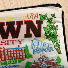 Load image into Gallery viewer, Brown University Collegiate Zip Pouch Pouch catstudio 
