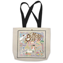 Load image into Gallery viewer, Buffalo Tote Bag Canvas Tote Bag catstudio 
