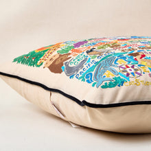 Load image into Gallery viewer, California Hand-Embroidered Pillow Pillow catstudio 
