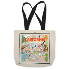 Load image into Gallery viewer, California Tote Bag Canvas Tote Bag catstudio 
