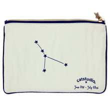 Load image into Gallery viewer, Cancer Astrology Zip Pouch Pouch catstudio
