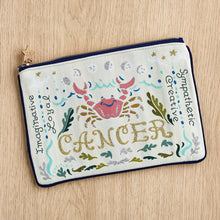 Load image into Gallery viewer, Cancer Astrology Zip Pouch Pouch catstudio 
