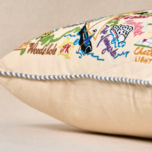 Load image into Gallery viewer, Cape Cod Hand-Embroidered Pillow Pillow catstudio 
