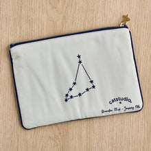 Load image into Gallery viewer, Capricorn Astrology Zip Pouch Pouch catstudio 
