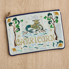 Load image into Gallery viewer, Capricorn Astrology Zip Pouch Pouch catstudio 
