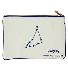 Load image into Gallery viewer, Capricorn Astrology Zip Pouch Pouch catstudio
