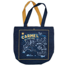 Load image into Gallery viewer, Carmel Denim Tote Bag Denim Tote Bag catstudio 
