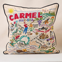 Load image into Gallery viewer, Carmel Hand-Embroidered Pillow Pillow catstudio 
