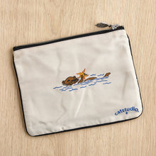 Load image into Gallery viewer, Carmel Zip Pouch - Natural Pouch catstudio 
