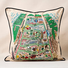 Load image into Gallery viewer, Central Park Hand-Embroidered Pillow Pillow catstudio 
