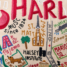 Load image into Gallery viewer, Charleston Hand-Embroidered Pillow Pillow catstudio 
