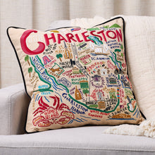 Load image into Gallery viewer, Charleston Hand-Embroidered Pillow Pillow catstudio 
