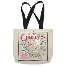 Load image into Gallery viewer, Charleston Tote Bag Canvas Tote Bag catstudio 
