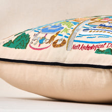 Load image into Gallery viewer, Chattanooga Hand-Embroidered Pillow Pillow catstudio 
