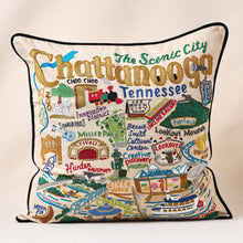 Load image into Gallery viewer, Chattanooga Hand-Embroidered Pillow Pillow catstudio 
