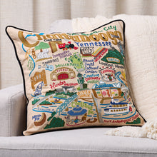 Load image into Gallery viewer, Chattanooga Hand-Embroidered Pillow Pillow catstudio 
