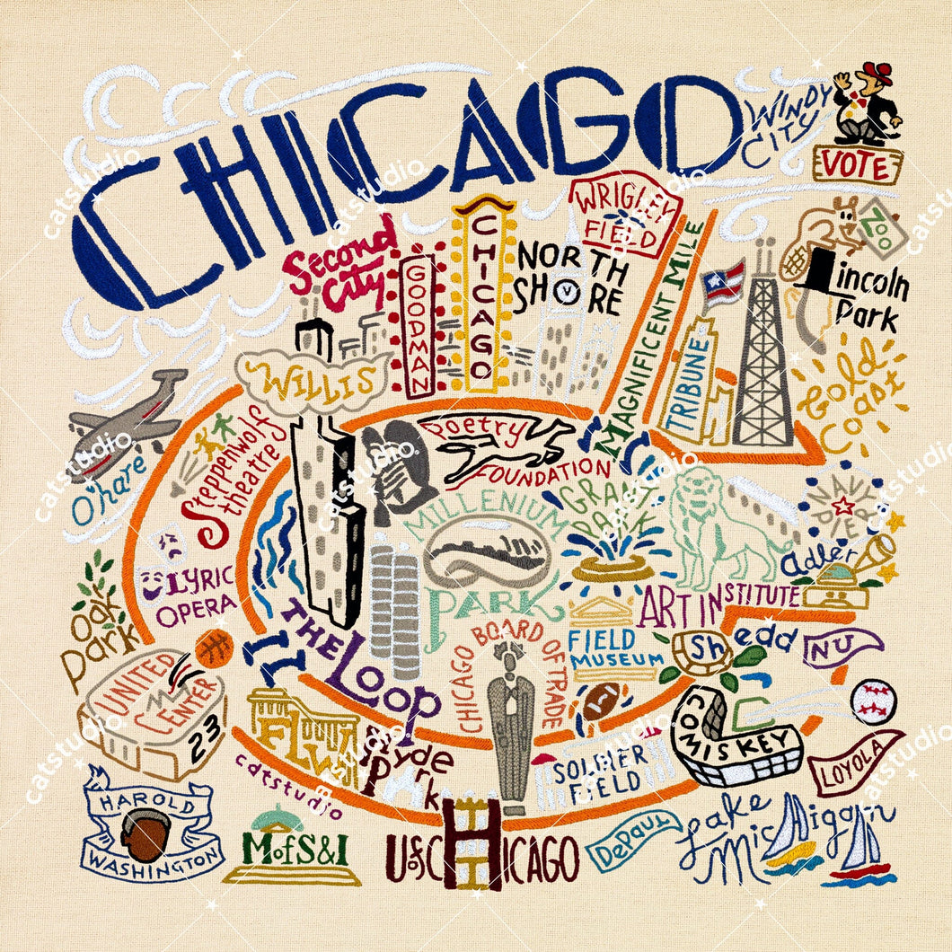 Chicago Fine Art Print Art Print catstudio