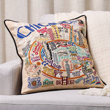 Load image into Gallery viewer, Chicago Hand-Embroidered Pillow Pillow catstudio 
