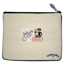Load image into Gallery viewer, Chicago Zip Pouch - Natural Pouch catstudio
