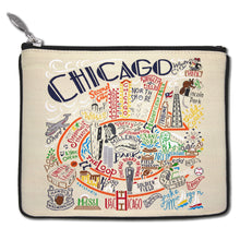 Load image into Gallery viewer, Chicago Zip Pouch - Natural Pouch catstudio
