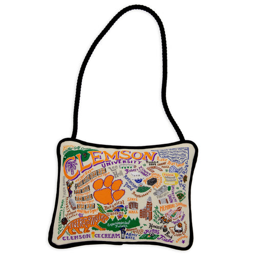 Clemson University Collegiate Mini Pillow Ornament Mini Pillow catstudio