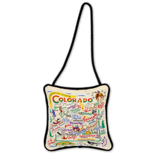 Load image into Gallery viewer, Colorado woven Mini Pillow Ornament by catstudio
