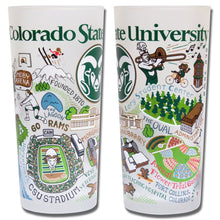 Load image into Gallery viewer, Colorado State University Collegiate Drinking Glass Glass catstudio
