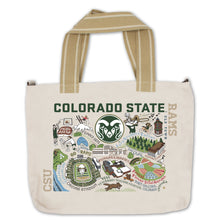 Load image into Gallery viewer, Colorado State University Collegiate Tote Bag Collegiate Collegiate Tote Bag catstudio 
