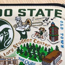 Load image into Gallery viewer, Colorado State University Collegiate Zip Pouch Pouch catstudio 
