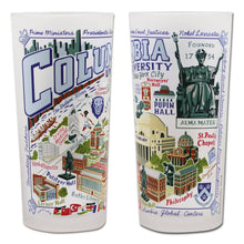 Load image into Gallery viewer, Columbia University Collegiate Drinking Glass Glass catstudio
