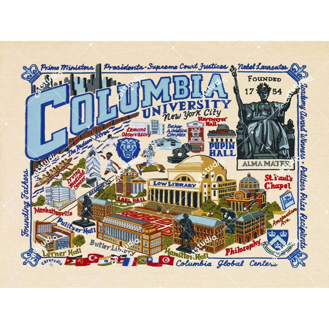 Columbia University Collegiate Fine Art Print Art Print catstudio