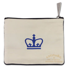 Load image into Gallery viewer, Columbia University Collegiate Zip Pouch Pouch catstudio
