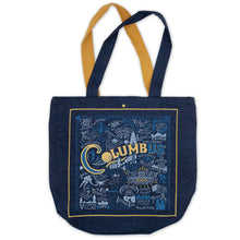 Load image into Gallery viewer, Columbus Denim Tote Bag Denim Tote Bag catstudio 
