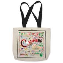 Load image into Gallery viewer, Columbus Tote Bag Canvas Tote Bag catstudio 

