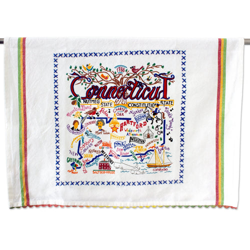 Connecticut Dish Towel Dish Towel catstudio 