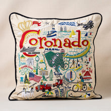 Load image into Gallery viewer, Coronado Embroidered Pillow Pillow catstudio 
