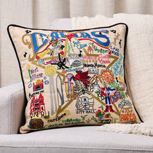 Load image into Gallery viewer, Dallas Hand-Embroidered Pillow Pillow catstudio 

