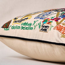 Load image into Gallery viewer, Dallas Hand-Embroidered Pillow Pillow catstudio 

