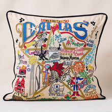 Load image into Gallery viewer, Dallas Hand-Embroidered Pillow Pillow catstudio 
