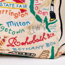 Load image into Gallery viewer, Delaware Hand-Embroidered Pillow Pillow catstudio 
