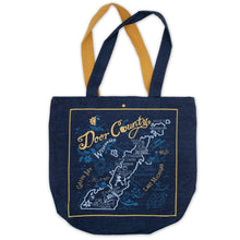 Load image into Gallery viewer, Door County Denim Tote Bag Denim Tote Bag catstudio 
