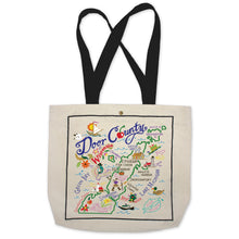 Load image into Gallery viewer, Door County Tote Bag Canvas Tote Bag catstudio 

