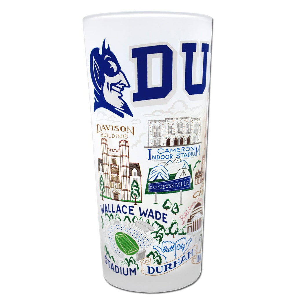 Duke University Collegiate Drinking Glass Glass catstudio